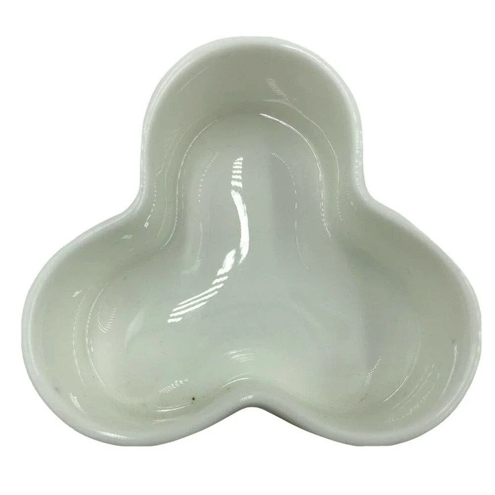 Princess Royale Fine Bone China England Cloverleaf Shaped Trinket Box Floral